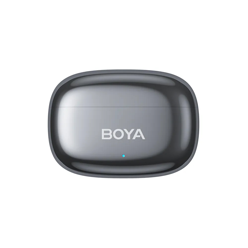 Беспроводной микрофон boya mini 2-01 ultracompact 2.4ghz с разъемом type-c, космический серый